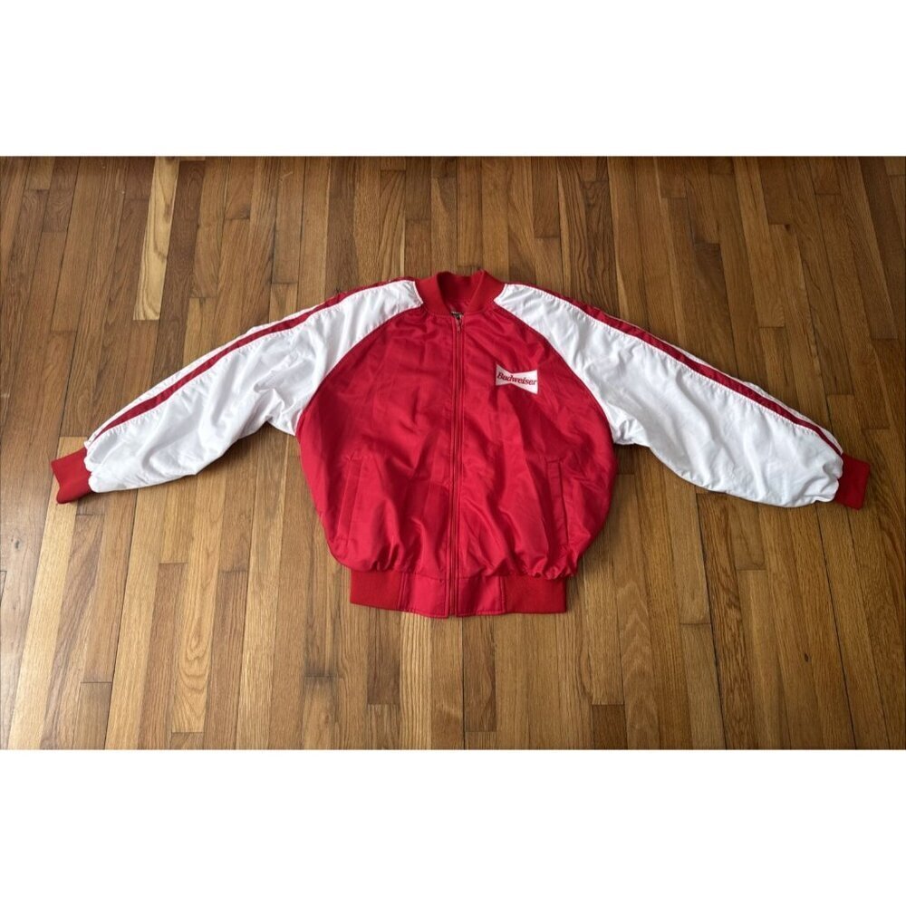 Saxon Leather Ltd Budweiser Jacket Men's Size Large